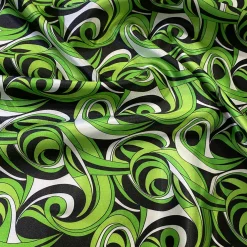 Abstract (Pucci) Table Linen in Limey