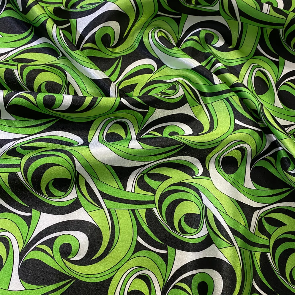 Abstract (Pucci) Table Linen in Limey