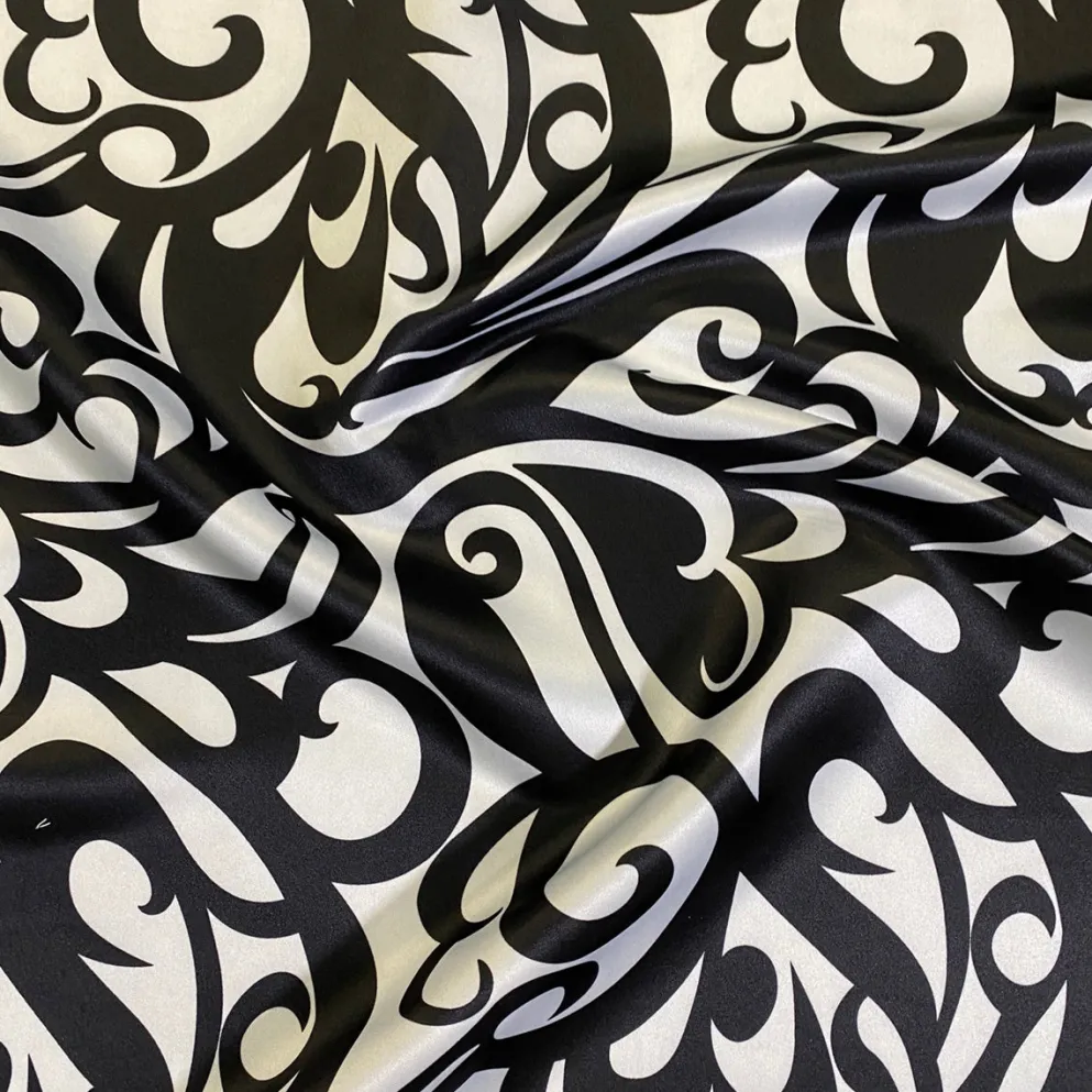 Abstract (Pucci) Table Napkin in Black and White