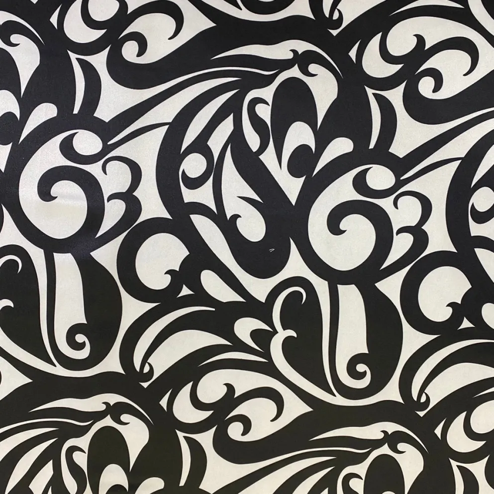 Abstract (Pucci) Table Runner in Black and White