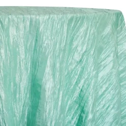 Accordion Taffeta Table Linen in Mint