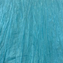 Accordion Taffeta Table Linen in Turquoise 14