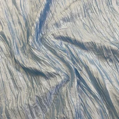 Accordion Taffeta Table Linen in Blue