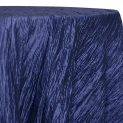 Accordion Taffeta Table Linen in Navy