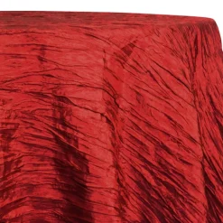 Accordion Taffeta Table Linen in Red