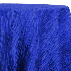 Accordion Taffeta Table Linen in Royal