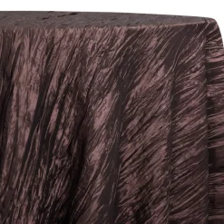 Accordion Taffeta Table Linen in Brown