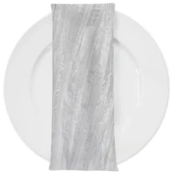 Accordion Taffeta Table Napkin in Cream