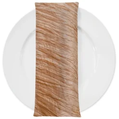 Accordion Taffeta Table Napkin in Gold 92