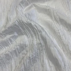 Accordion Taffeta Table Napkin in Ivory