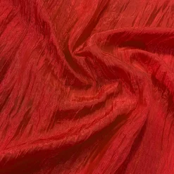 Accordion Taffeta Table Runner in Red