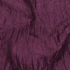 Accordion Taffeta Table Runner in Plum