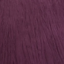 Accordion Taffeta Table Runner in Plum