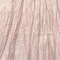 Accordion Taffeta Table Runner in Rose Powder