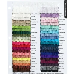 Accordion Taffeta Table Runner in LT Sage