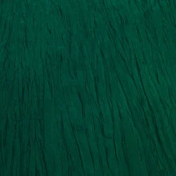 Accordion Taffeta Table Runner in Hunter Green