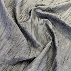 Accordion Taffeta Table Runner in Charcoal