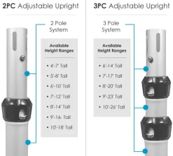 Adjustable Upright