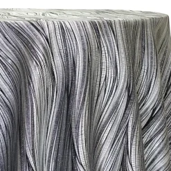 Allure Jacquard Table Linen in Silver