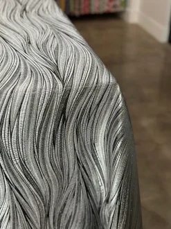 Allure Jacquard Table Linen in Silver