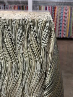 Allure Jacquard Table Linen in Khaki