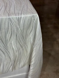 Allure Jacquard Table Linen in Ivory