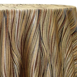 Allure Jacquard Table Linen in Gold