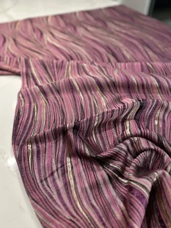 Allure Jacquard Table Linen in Mauve