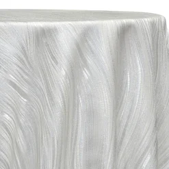 Allure Jacquard Table Linen in White