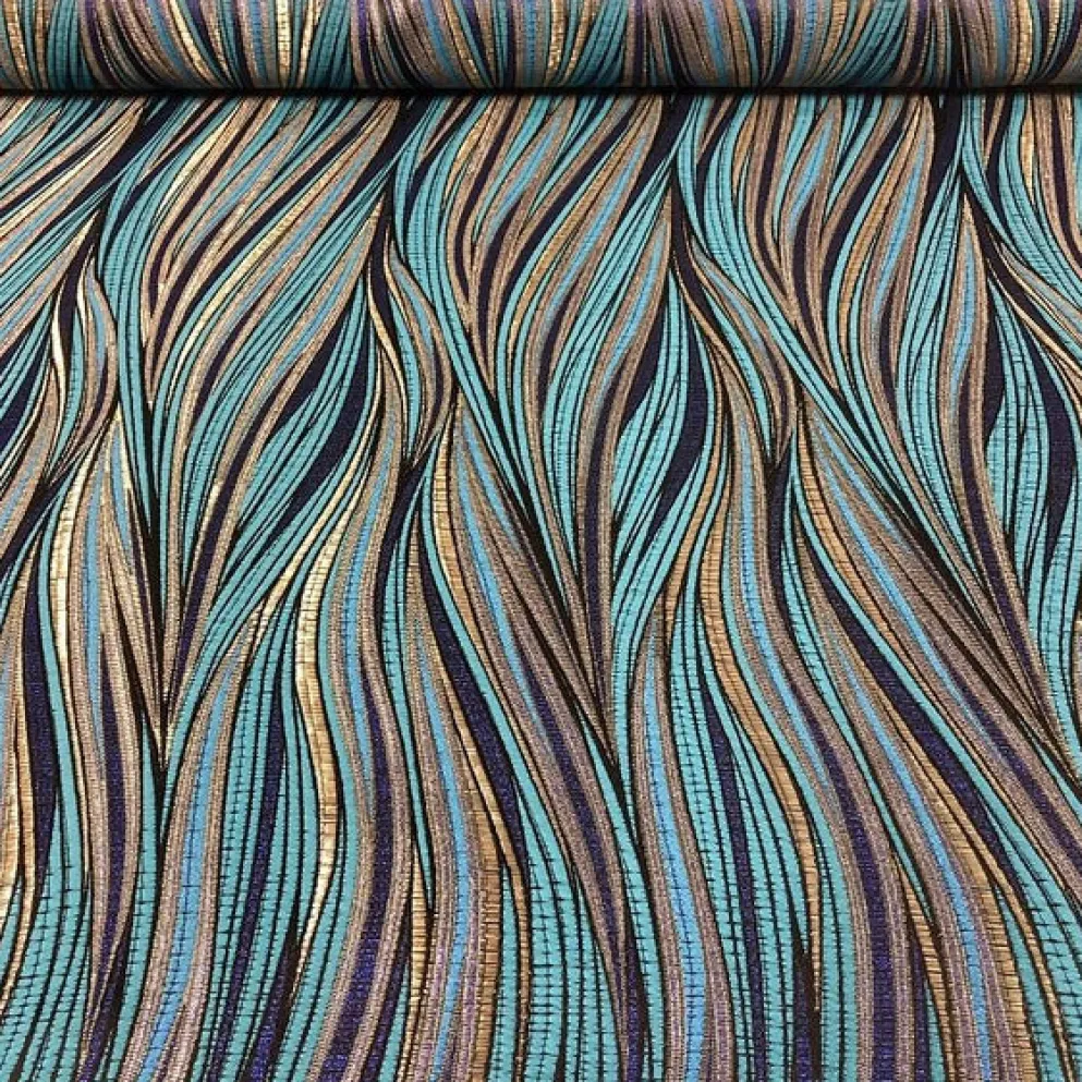 Allure Jacquard Table Napkin in Blue