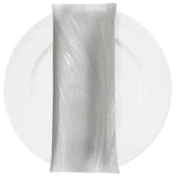 Allure Jacquard Table Napkin in White