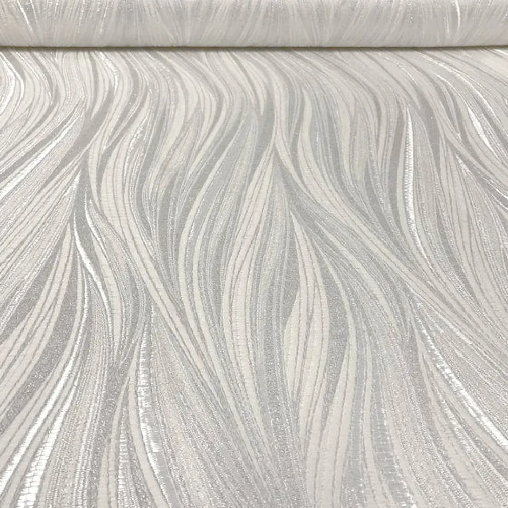 Allure Jacquard Table Runner in White