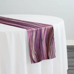 Allure Jacquard Table Runner in Mauve