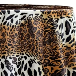 Animal Print Table Linen in Leopard
