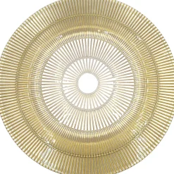 Apollo - Glass Charger Plate in Gold (Item # 0328)