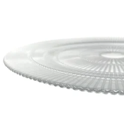 Apollo - Glass Charger Plate in Silver (Item # 0328)