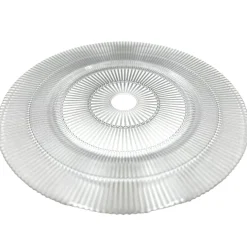 Apollo - Glass Charger Plate in Silver (Item # 0328)