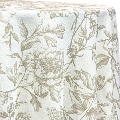 Artistry Bloom (Slub Print) Table Linen in Taupe