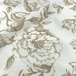 Artistry Bloom (Slub Print) Table Linen in Taupe