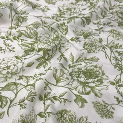 Artistry Bloom (Slub Print) Table Runner in Sage