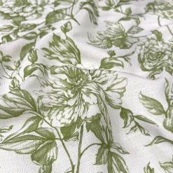 Artistry Bloom (Slub Print) Table Napkin in Sage