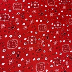 Bandana (Poly Print) Table Napkin in Red