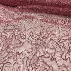Bedazzle (w/ Poly Lining) Table Napkin in Dusty Rose