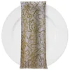 Bedazzle (w/ Poly Lining) Table Napkin in Gold 18K