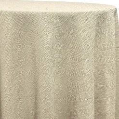 Bella Crepe Table Linen in Bone