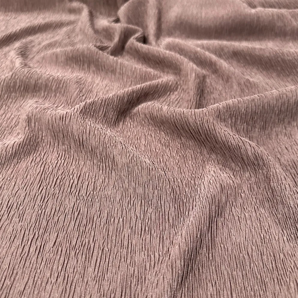 Bella Crepe Table Linen in Mauve