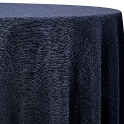 Bella Crepe Table Linen in Navy