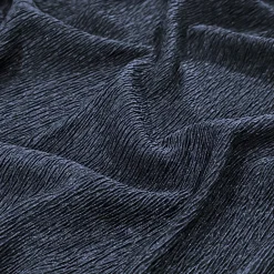 Bella Crepe Table Linen in Navy