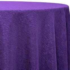 Bella Crepe Table Linen in Purple
