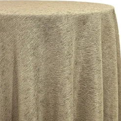 Bella Crepe Table Linen in Taupe